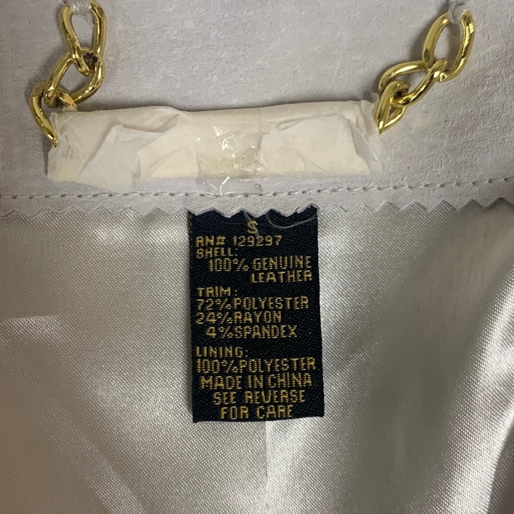 Beautiful spring New Leather Coat - Picture 15 of 16